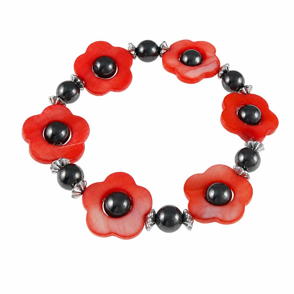 Plastic Beads Magnetic Bracelets