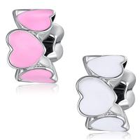 Enamel Zinc Alloy European Beads