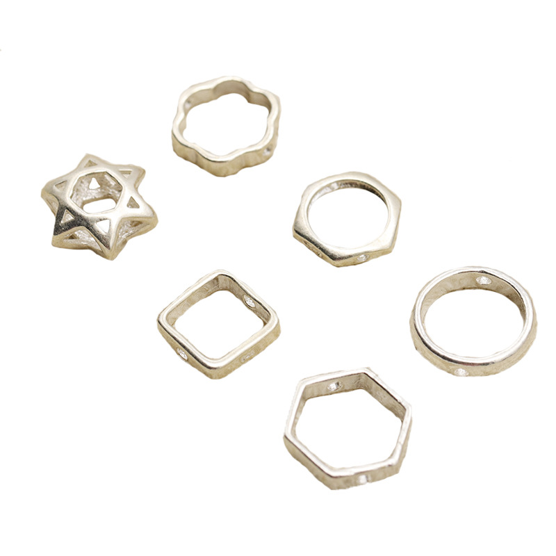 Sterling Silver Frame Beads