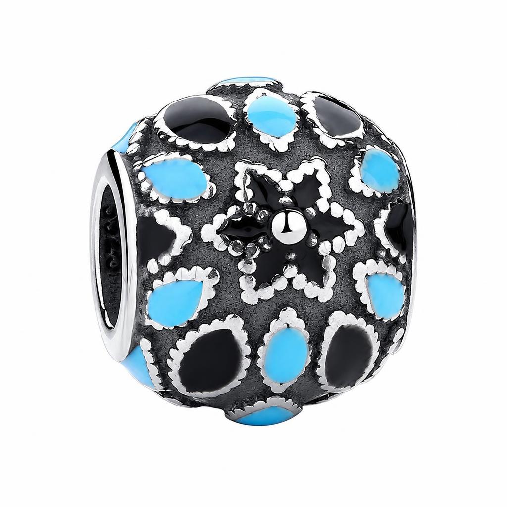 Enamel Thailand Sterling Silver European Beads