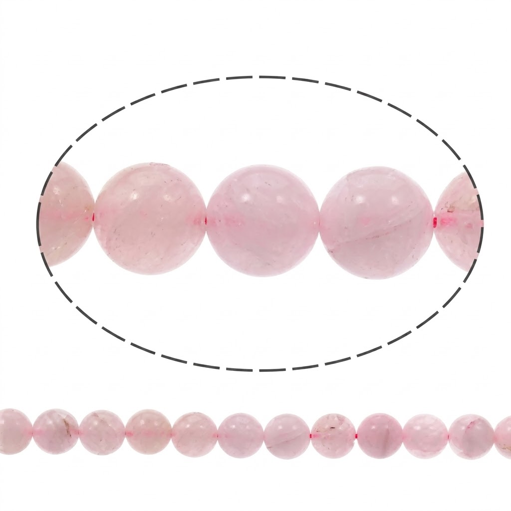 Natural Rose Quartz Beads