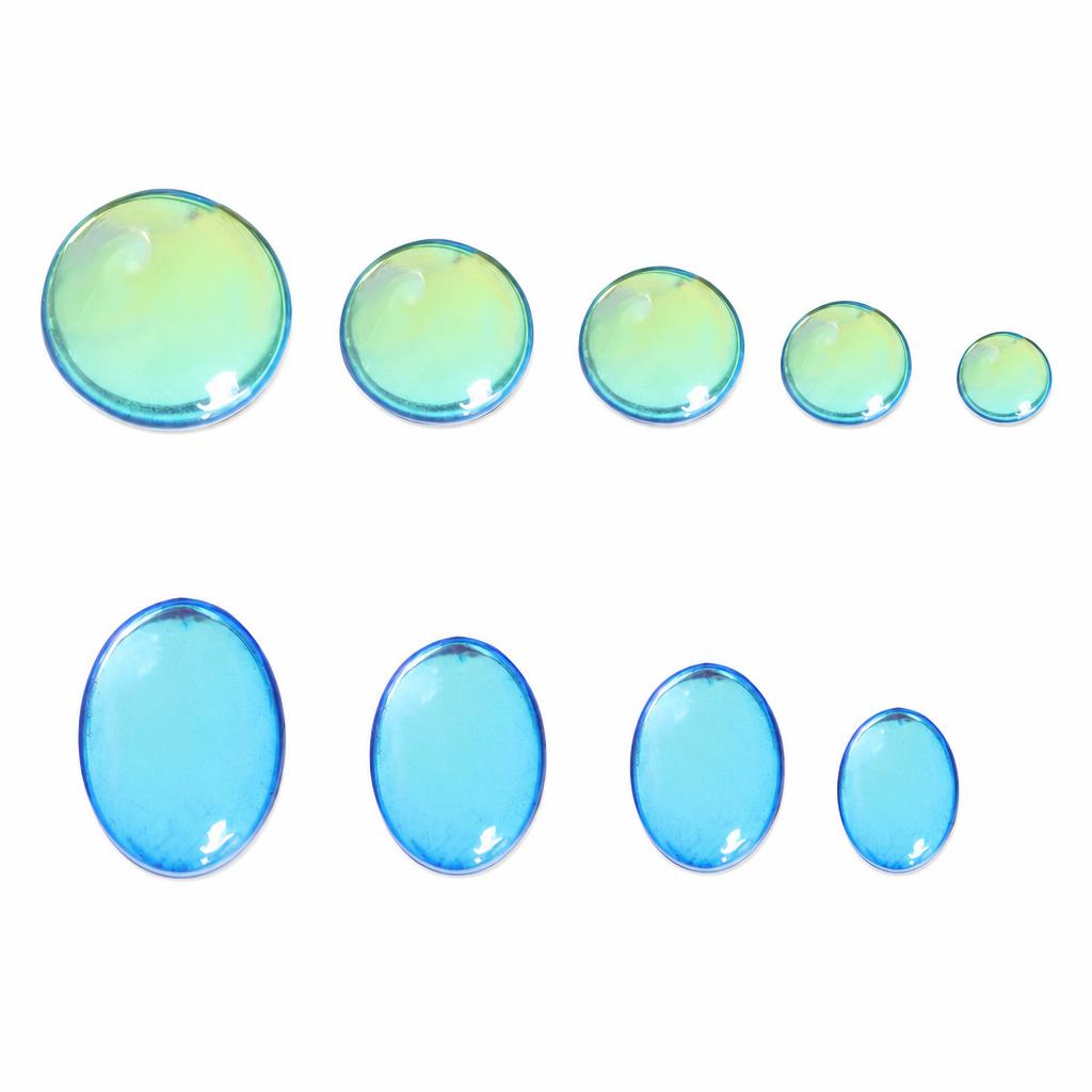 Faceted Glass Cabochon