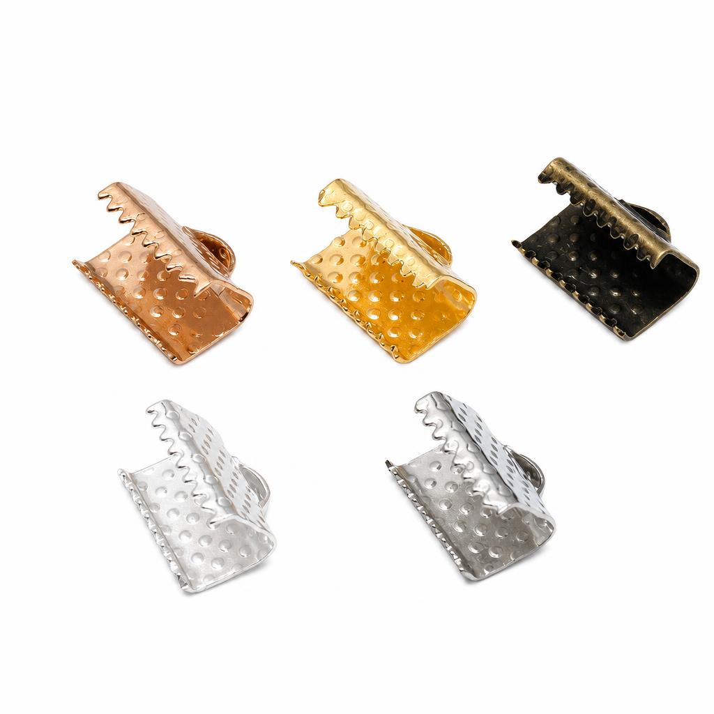 Iron Ribbon Crimp End
