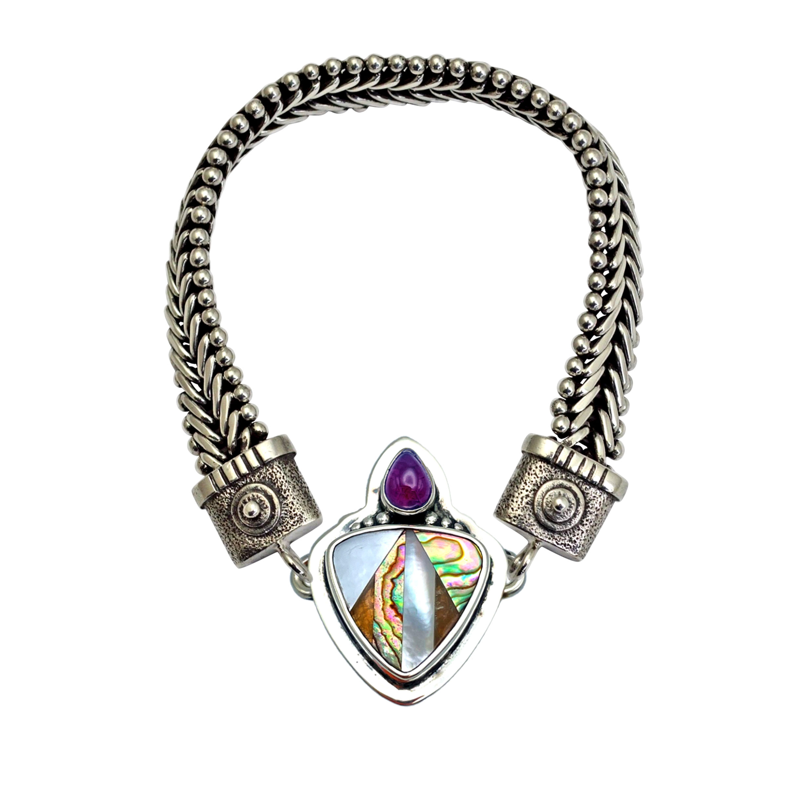 Gewebte Schmuck Steckverbinder