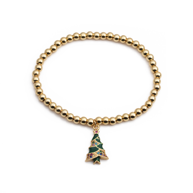 Brass Christmas Bracelet
