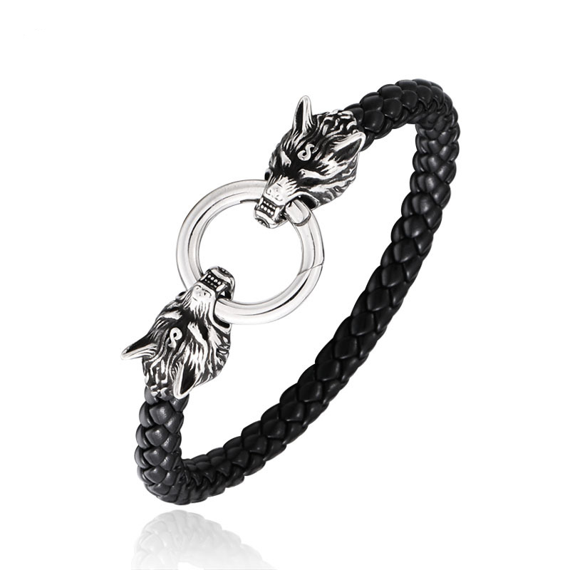 Leder European Armband Kette