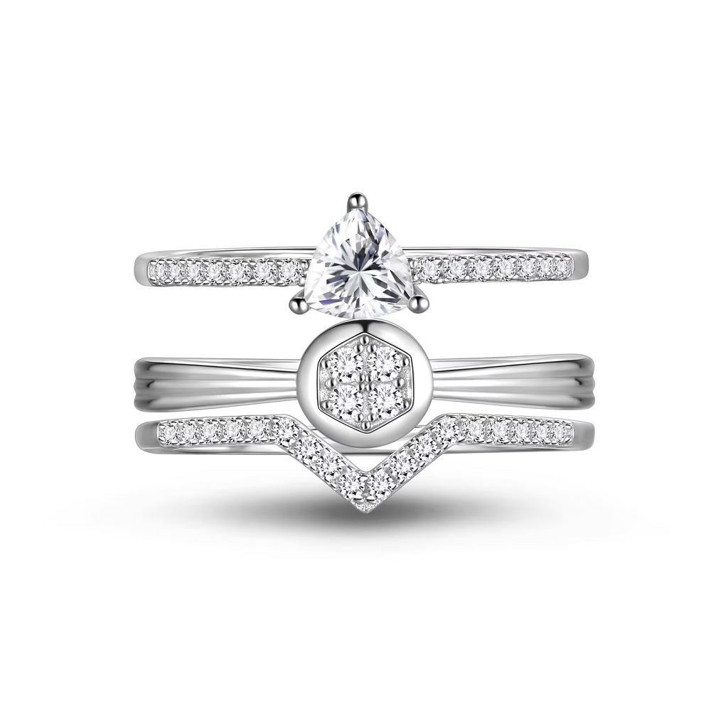 Sterling Silver Ring Set