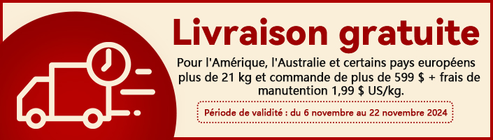 Livraison gratuite