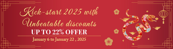 Kick-start 2025 with Unbeatable discounts