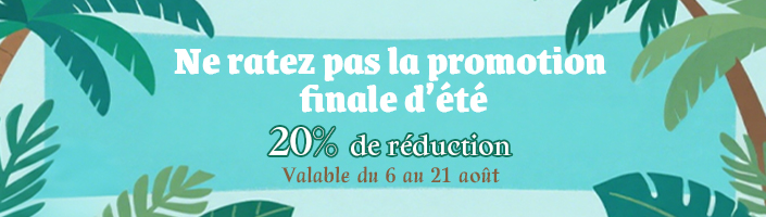 Ne ratez pas la promotion finale d\'été