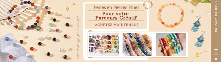 ‌Perles en Pierres Fines: Pour votre Parcours Créatif