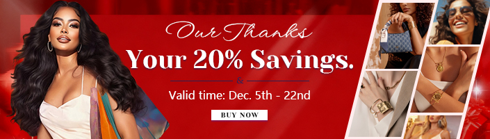 Our Thanks, Your 20% Savings. 