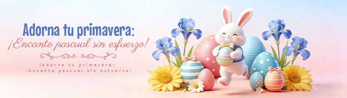 ‌Adorna tu primavera: ¡Encanto pascual sin esfuerzo!