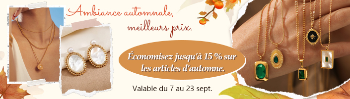 Ambiance automnale, meilleurs prix.