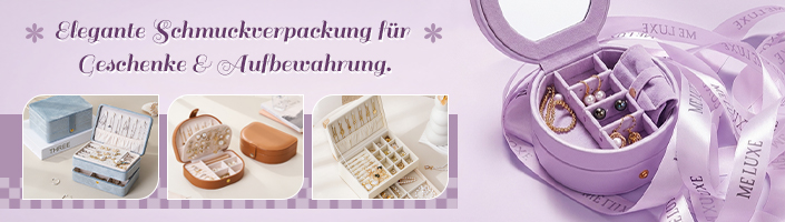 Elegante Schmuckverpackung für Geschenke & Aufbewahrung.