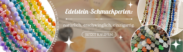 Edelstein-Schmuckperlen: natürlich, erschwinglich, einzigartig.