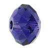 CRYSTALLIZED™ 5040  Crystal Rondelle Spacer, CRYSTALLIZED™, faceted, Purple Velvet, 6mm 