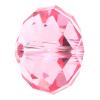 CRYSTALLIZED™ 5040  Crystal Rondelle Spacer, CRYSTALLIZED™, faceted, Light Rose, 8mm 