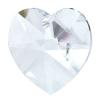 CRYSTALLIZED™6202#/6228pendentifs coeur cristal, CRYSTALLIZED™, facettes, cristal Vendu par sac