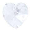 CRYSTALLIZED™6202#/6228pendentifs coeur cristal, CRYSTALLIZED™, facettes, Cristal clair de lune Vendu par sac