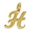 Zinc Alloy Alphabet Pendants, Letter H Approx 