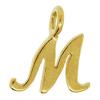 Zinc Alloy Alphabet Pendants, Letter M Approx 