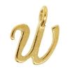 Zinc Alloy Alphabet Pendants, Letter W Approx 