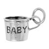 Zinc Alloy Message Pendants, Cup, plated 