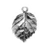 pendentif à la forme de feuille en argent pur, argent sterling 925, Placage, plus de couleurs à choisir Vendu par PC