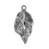 pendentif à la forme de feuille en argent pur, argent sterling 925, Placage, plus de couleurs à choisir Vendu par PC