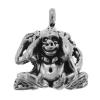 Zinc Alloy Animal Pendants, Monkey, plated Approx 3.5mm, Approx 