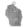 Zinc Alloy Message Pendants, Polygon, plated cadmium free Approx 3.5mm, Approx 