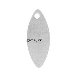 Sterling Silber Tag, 925 Sterling Silber, Pferdeauge, plattiert, keine, 12.2x4.8mm, verkauft von PC