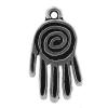 Zinc Alloy Hand Pendants, plated, twist Approx 3.5mm, Approx 