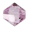 Perle bicône Xilion cristal CRYSTALLIZED™5328, CRYSTALLIZED™, facettes, LT améthyste, 3mm Vendu par sac