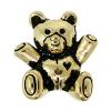 Zinc Alloy Animal Beads, Bear, plated nickel, lead & cadmium free Approx 