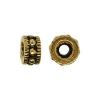 Zinc Alloy Spacer Beads, Donut, plated nickel, lead & cadmium free, 4mm 